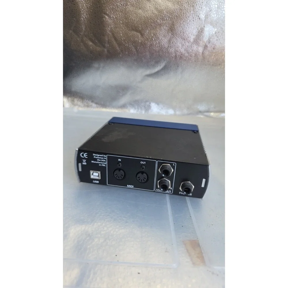 Blue PreSonus AUDIOBOX USB 96 2 Channel Midi Audio Interface 48V No Cables